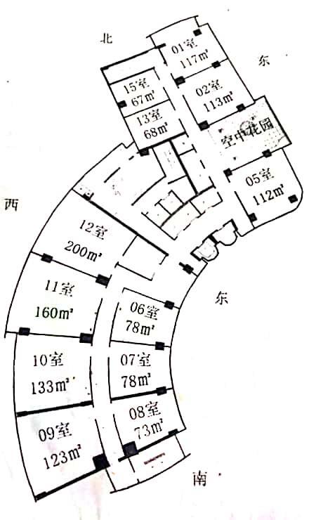 光新华源世界广场185平米写字楼出租