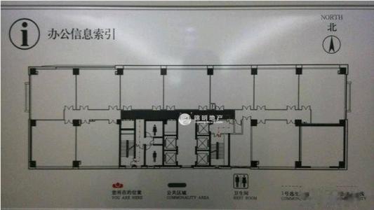 长寿路中港汇大厦300平米写字楼出租