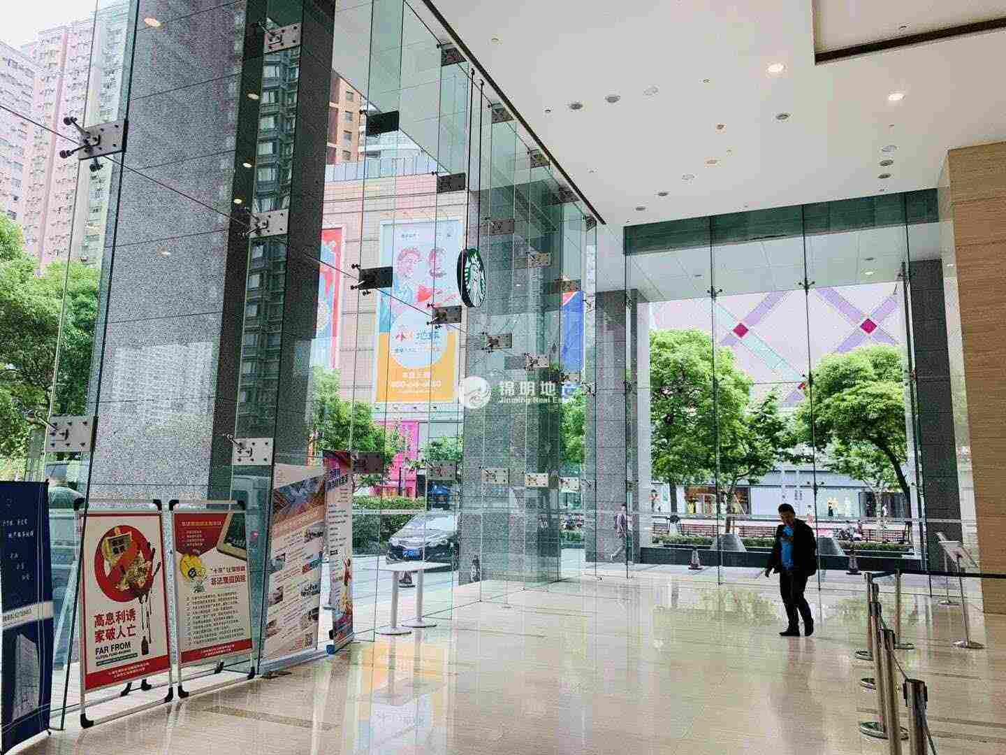 长寿路财富时代大厦126平米写字楼出租