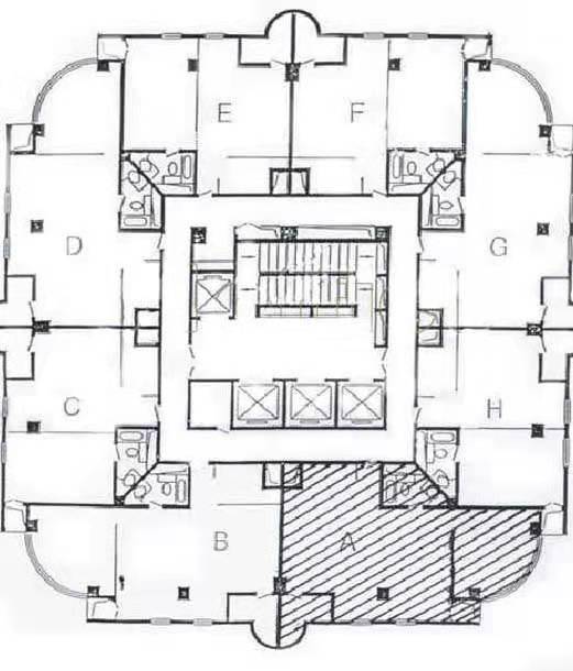 陆家嘴良丰大厦122平米写字楼出租