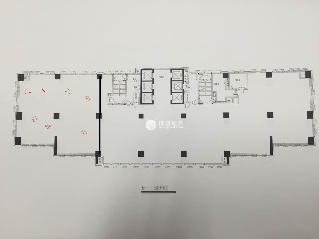 龙华美奂大厦492平米写字楼出租