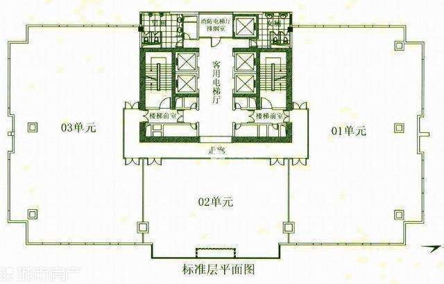 中山公园嘉麒大厦700平米写字楼出租