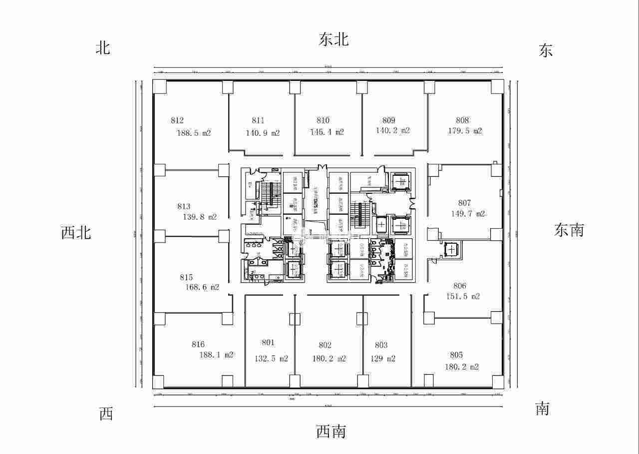 中山公园龙之梦丽晶大厦99平米写字楼出租