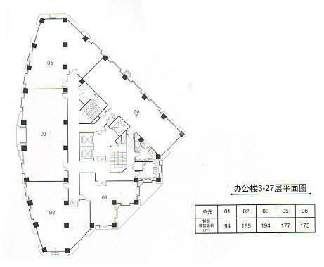 虹桥现代广场175平米写字楼出租