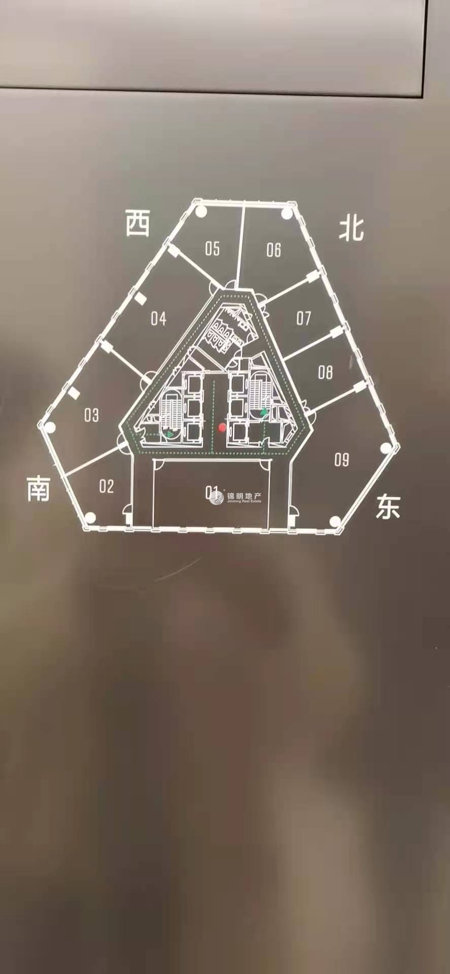 五角场国华广场137平米写字楼出租