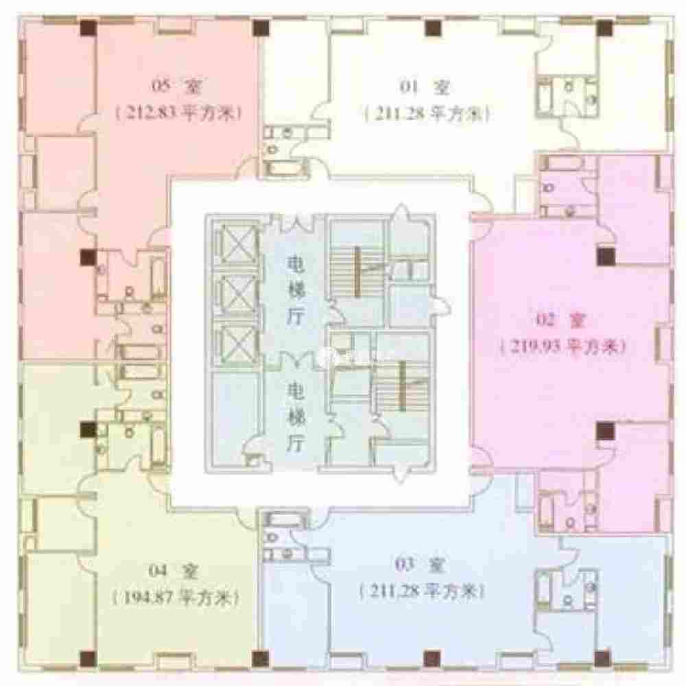 陆家嘴隆宇大厦195平米写字楼出租