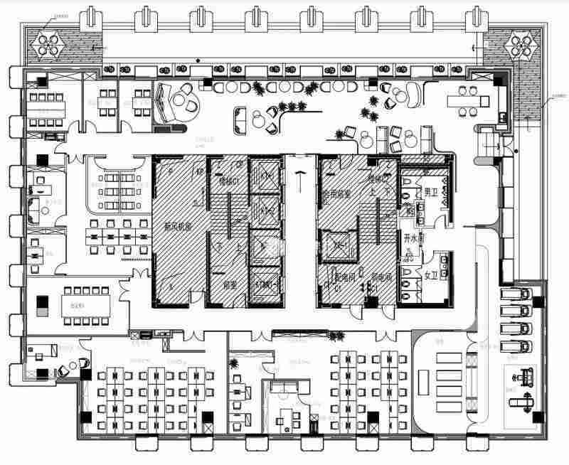 东外滩海鸥科创大厦127平米写字楼出租