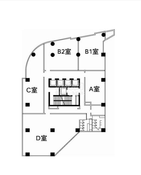 中山公园龙峰大厦155平米写字楼出租