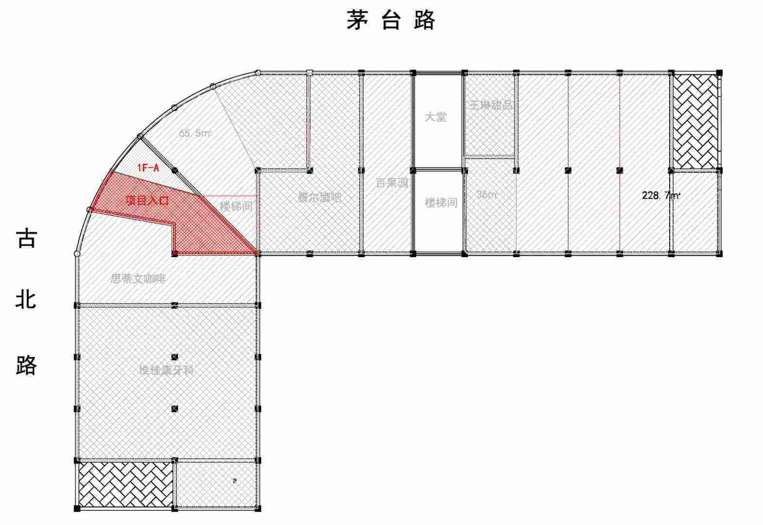 古北申菱大厦1000平米写字楼出租