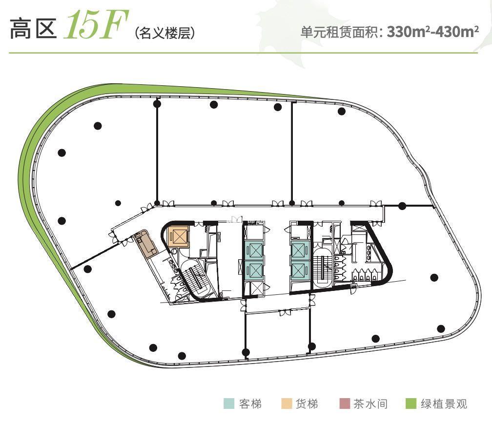 长寿路旭辉企业大厦190平米写字楼出租