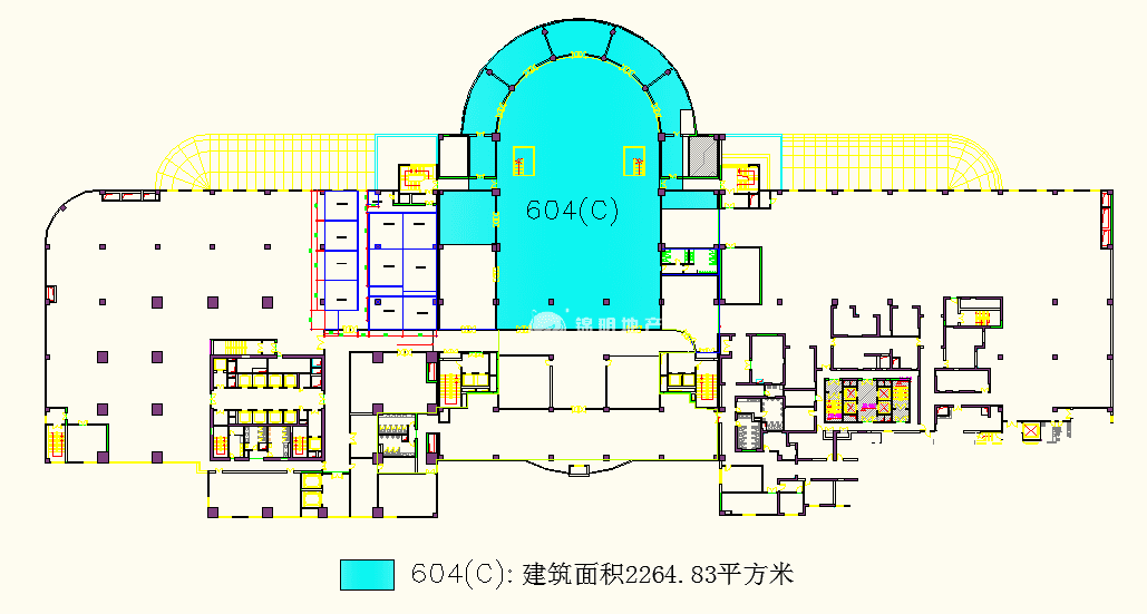 中山公园又又中心2105平米写字楼出租