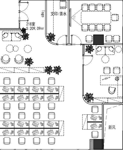 龙柏世纪出版园209平米写字楼出租