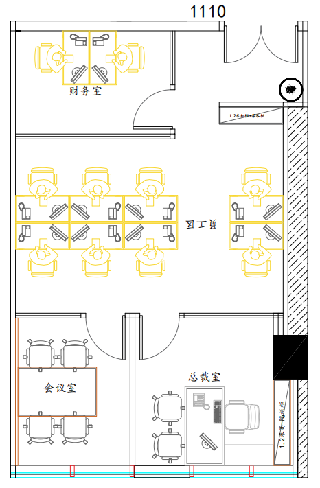 七宝七莘红点城110平米写字楼出租