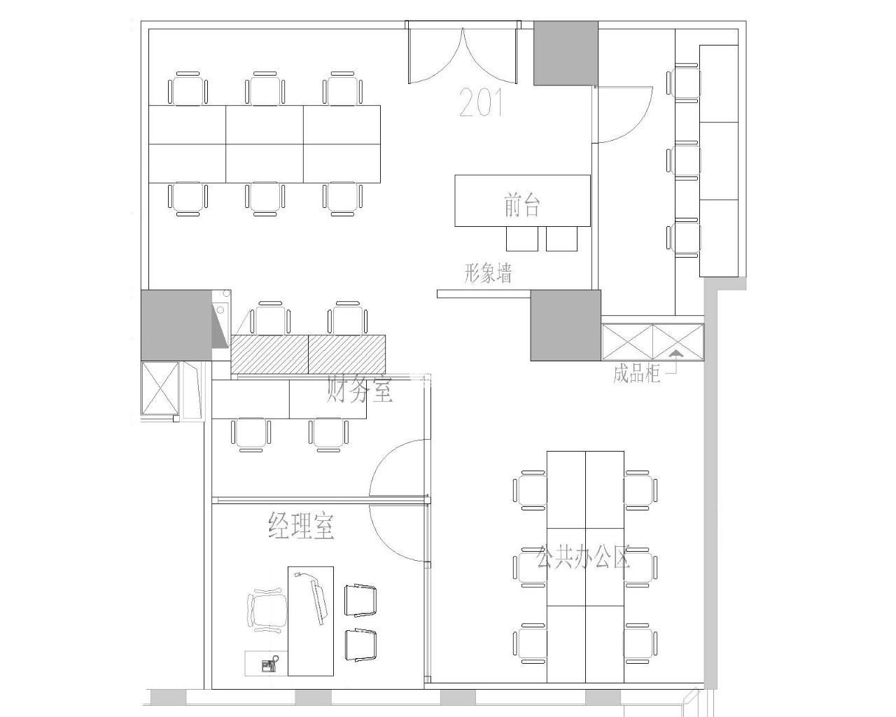 龙柏万象城195平米写字楼出租