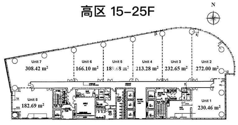 五里桥新茂大厦724平米写字楼出租