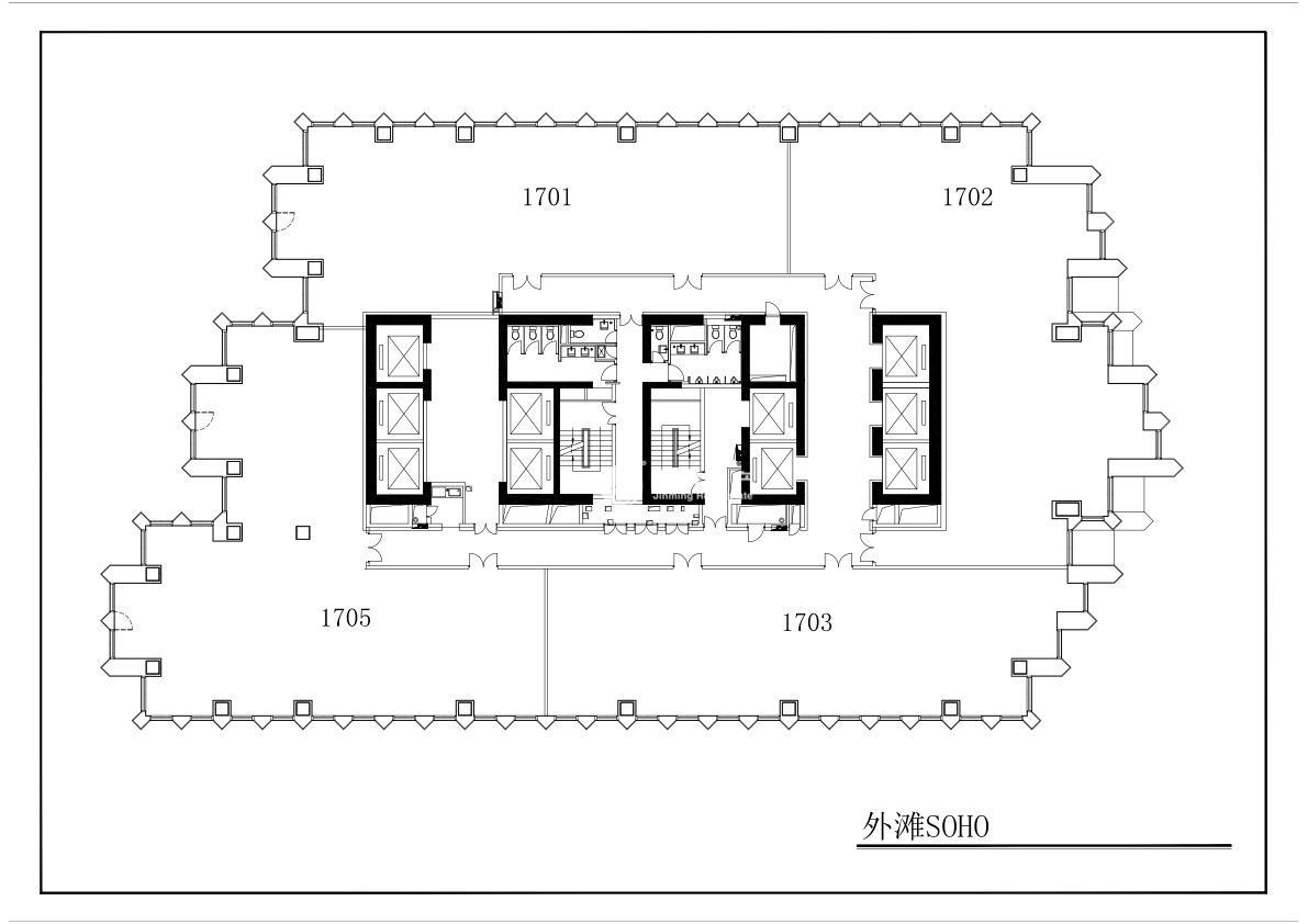 董家渡外滩SOHO344平米写字楼出租