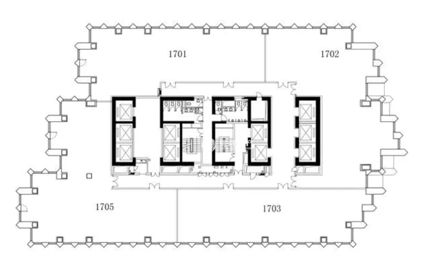 董家渡外滩SOHO1536平米写字楼出租