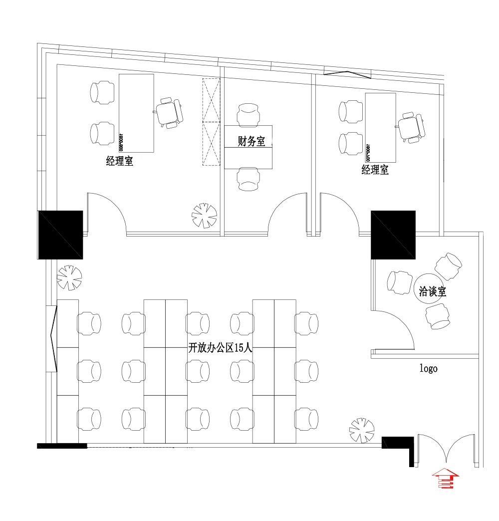 南京西路东展商业大厦205平米写字楼出租