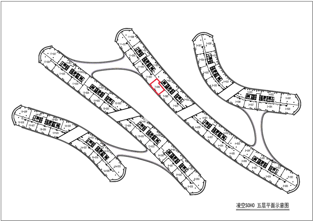 虹桥SKYBRIDGE HQ 天会258平米写字楼出租