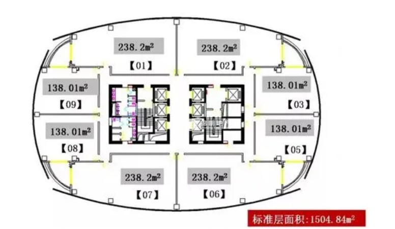 徐家汇汇京国际广场150平米写字楼出租