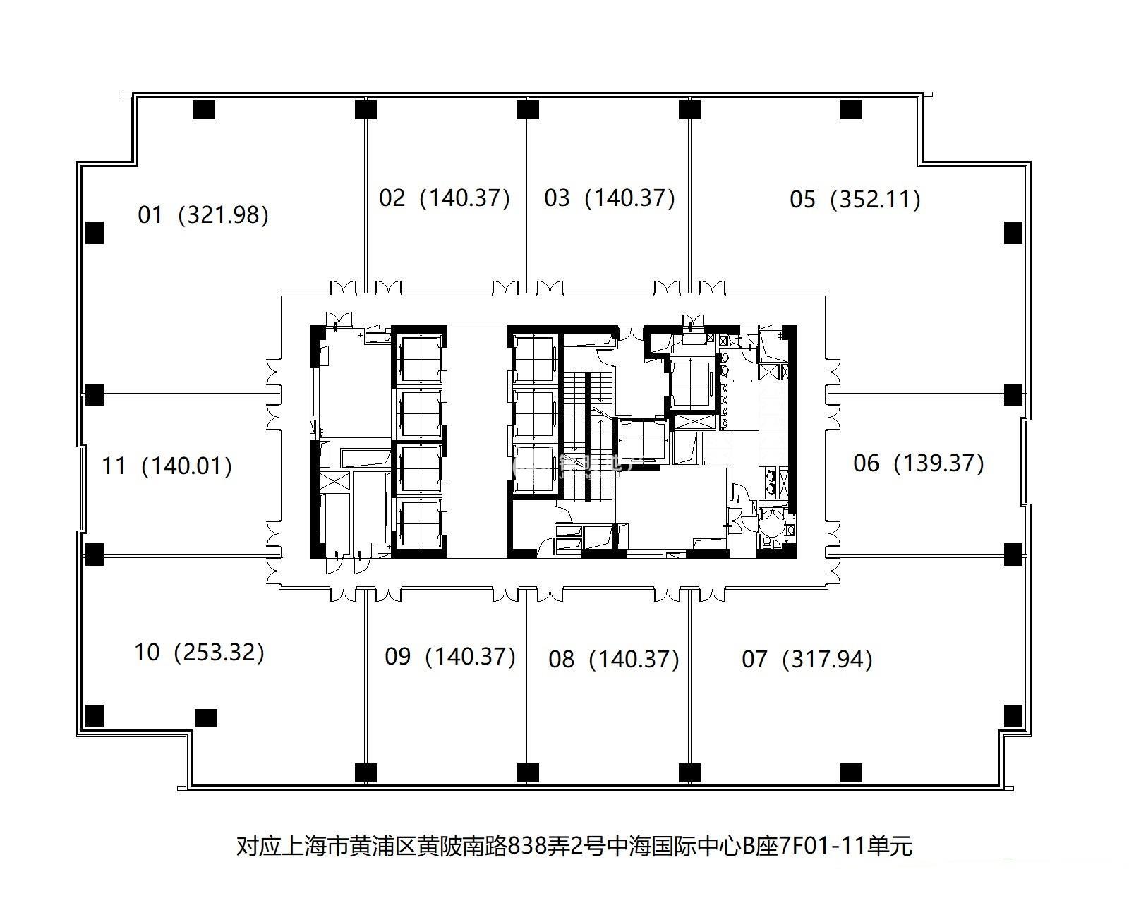 新天地中海国际中心2086平米写字楼出租