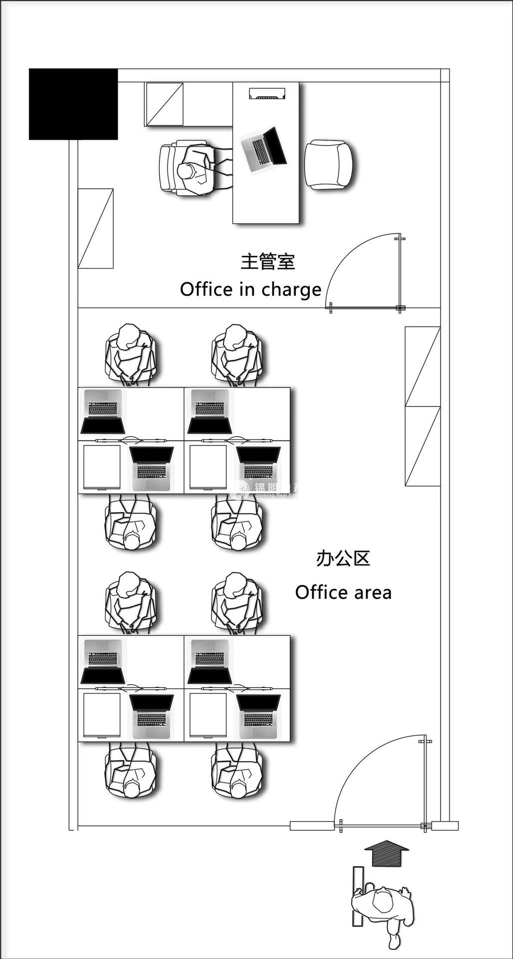 华漕恒基旭辉中心90平米写字楼出租