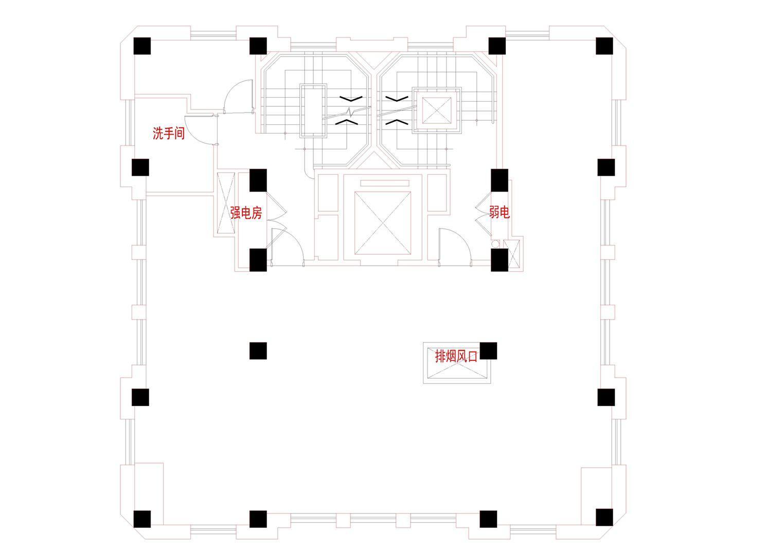 人民广场建设大厦200平米写字楼出租