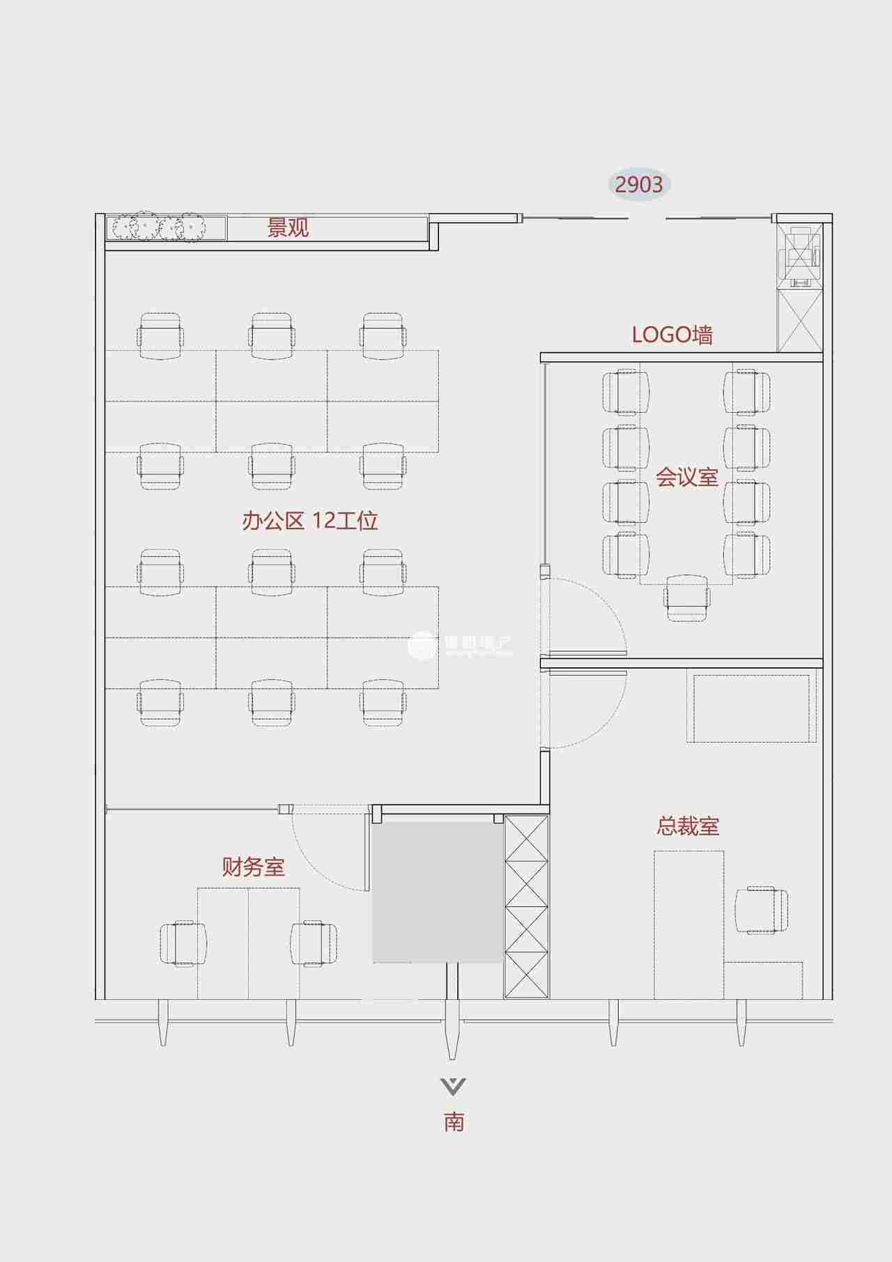 曹杨长城大厦158平米写字楼出租