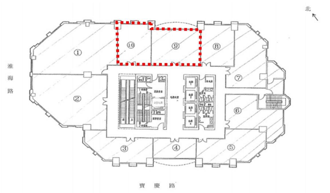 爱美高大厦208平米写字楼出租