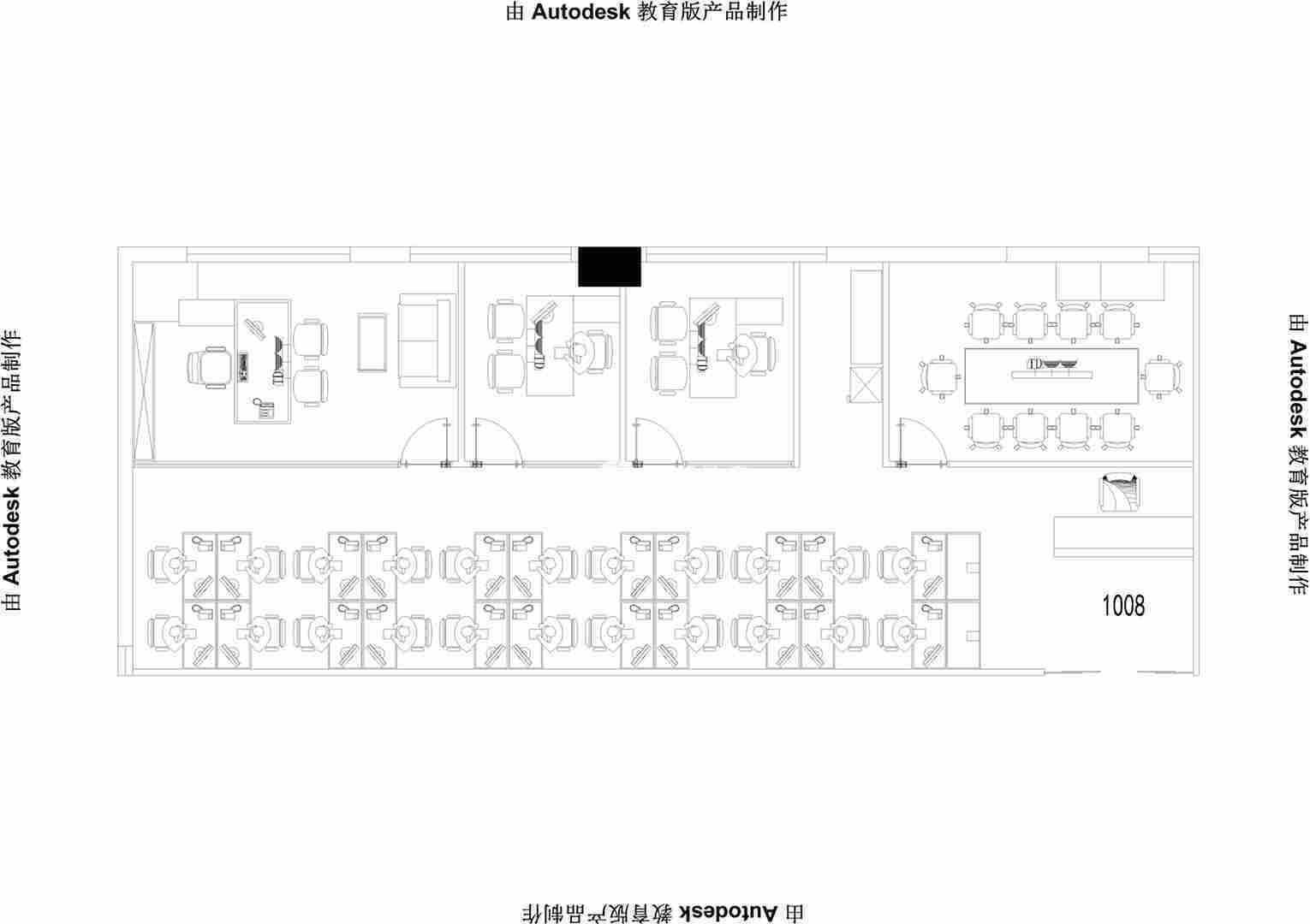 不夜城长安大厦262平米写字楼出租