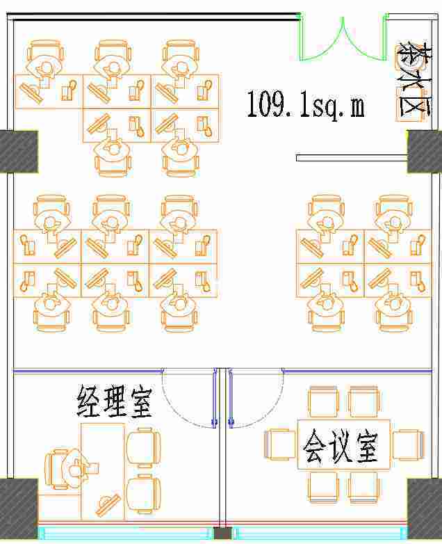 真如高尚领域109平米写字楼出租