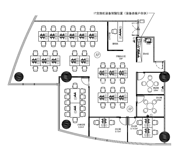 虹桥虹桥南丰城320平米写字楼出租