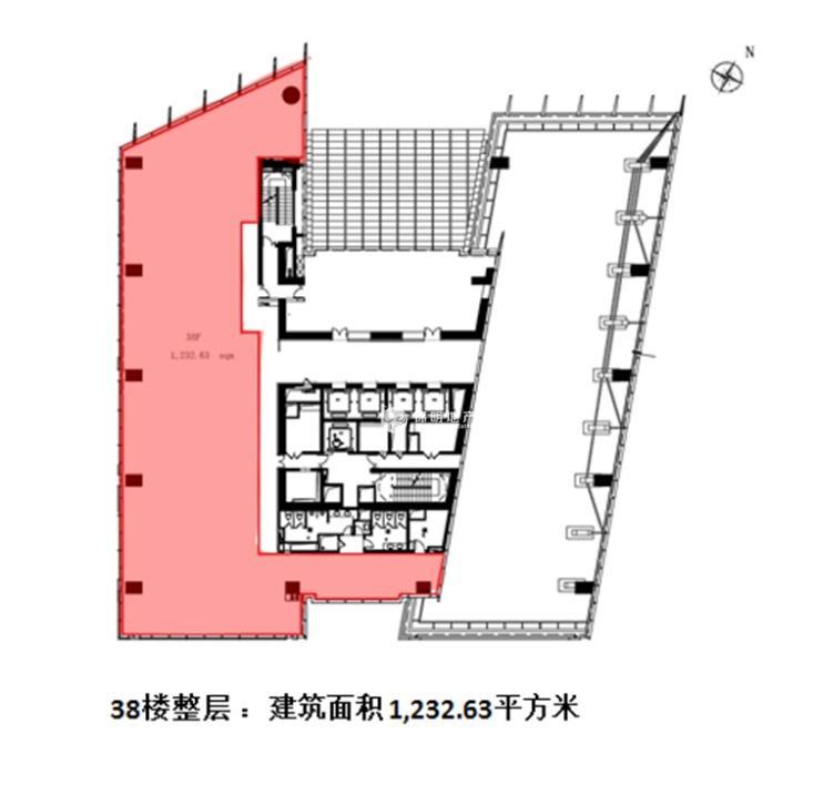 陆家嘴东亚银行金融大厦1233平米写字楼出租