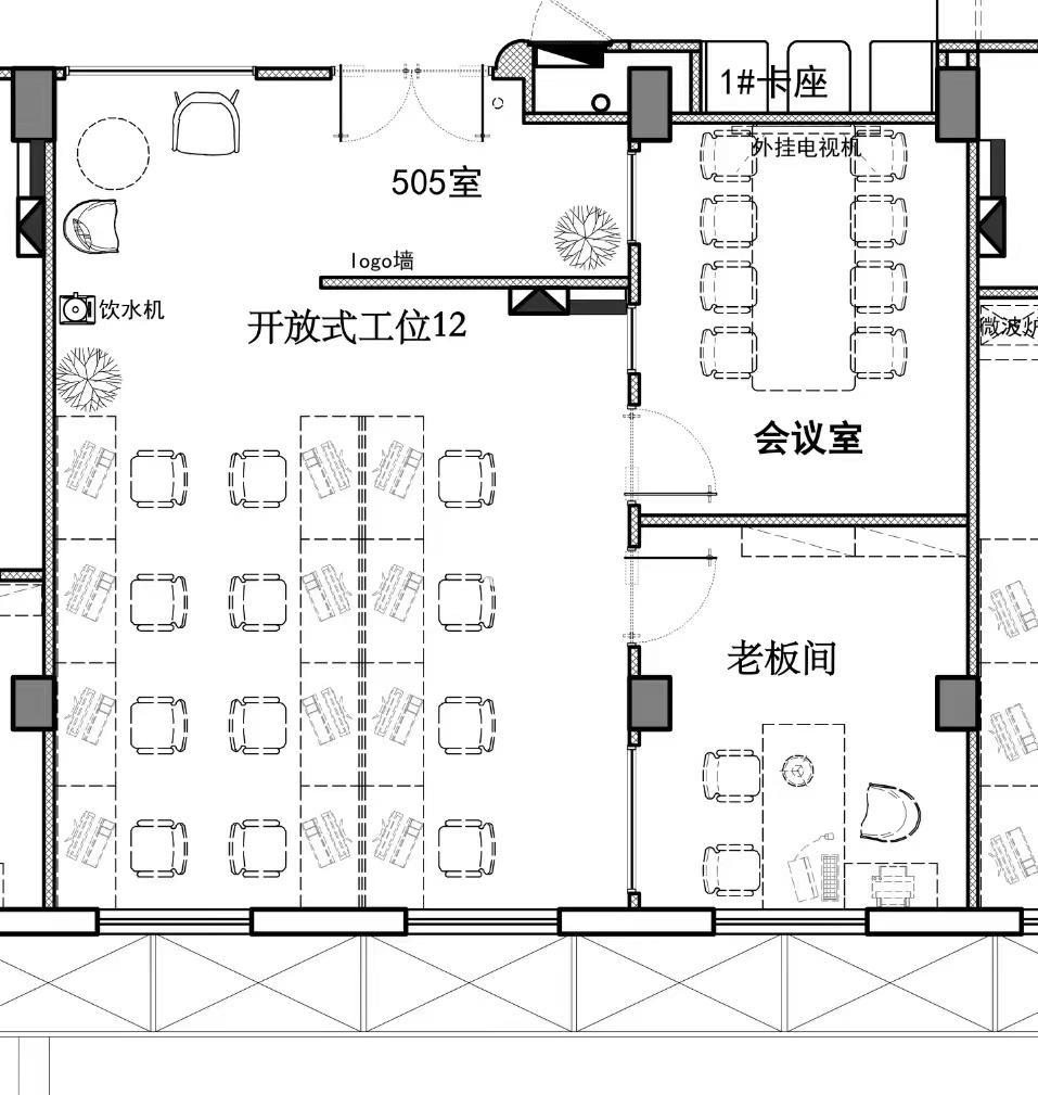 中山公园安化路易园122平米写字楼出租