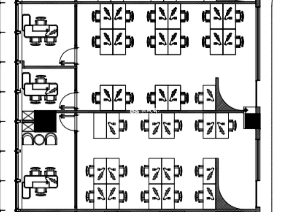 金虹桥龙湖虹桥天街258平米写字楼出租