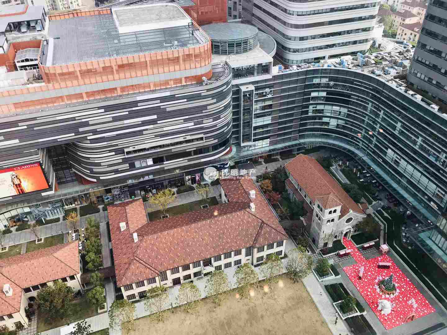 中山公园长宁来福士500平米写字楼出租
