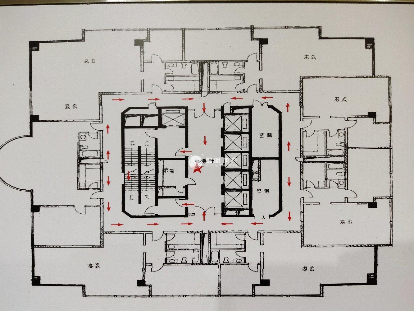 潍坊东方国际科技大厦150平米写字楼出租