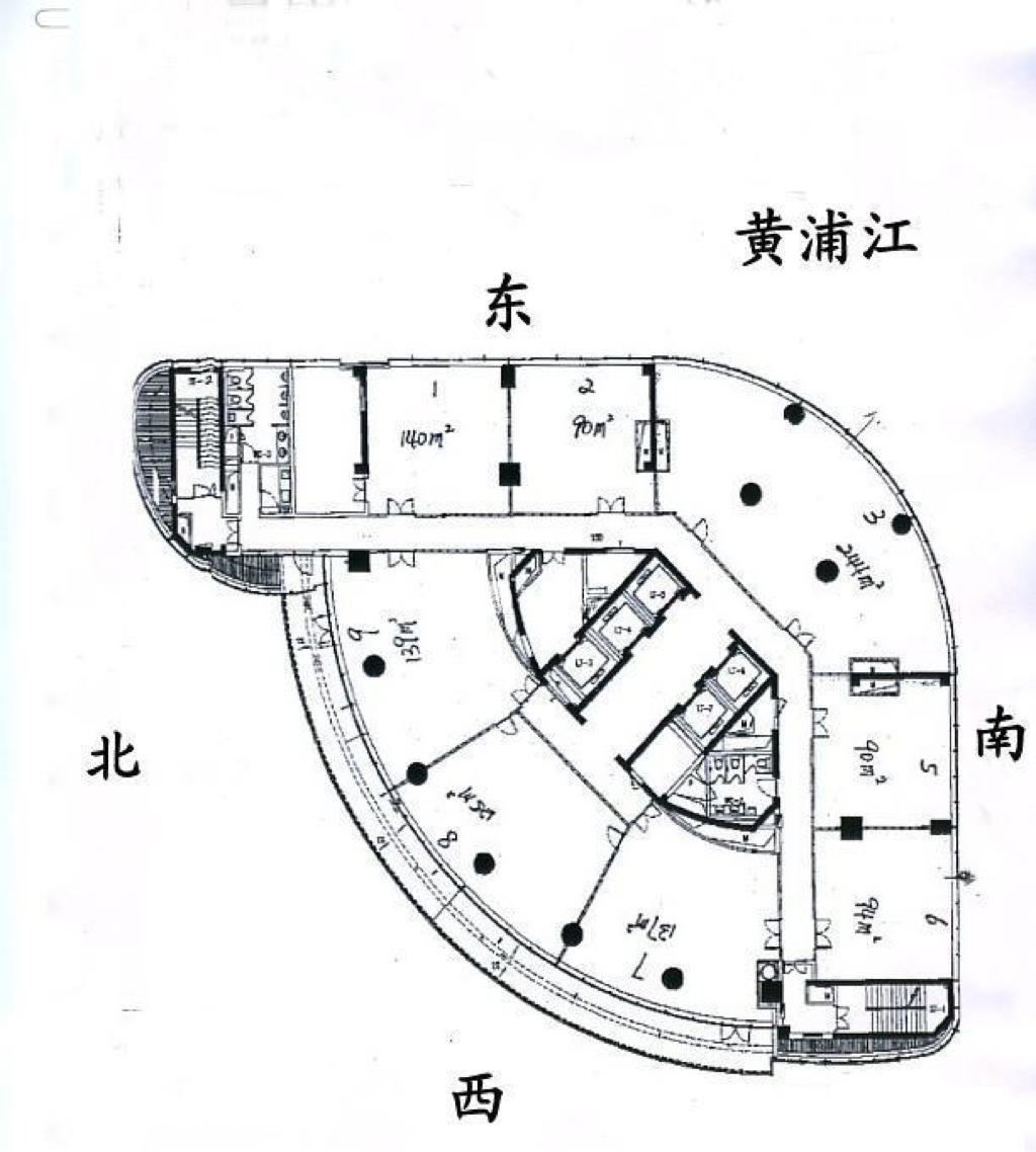 四川北路海泰国际大厦92平米写字楼出租