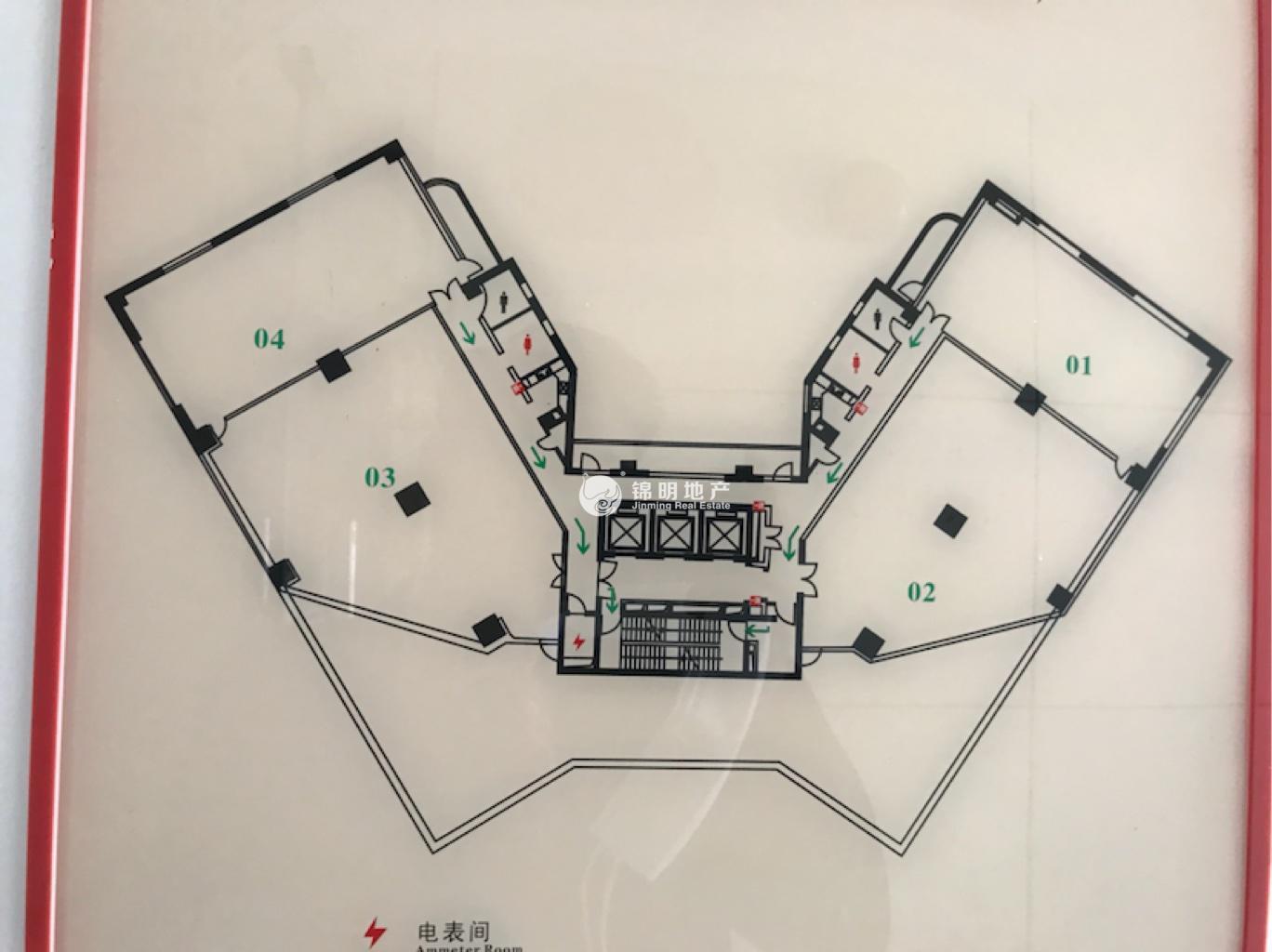 曹家渡海森国际大厦1700平米写字楼出租