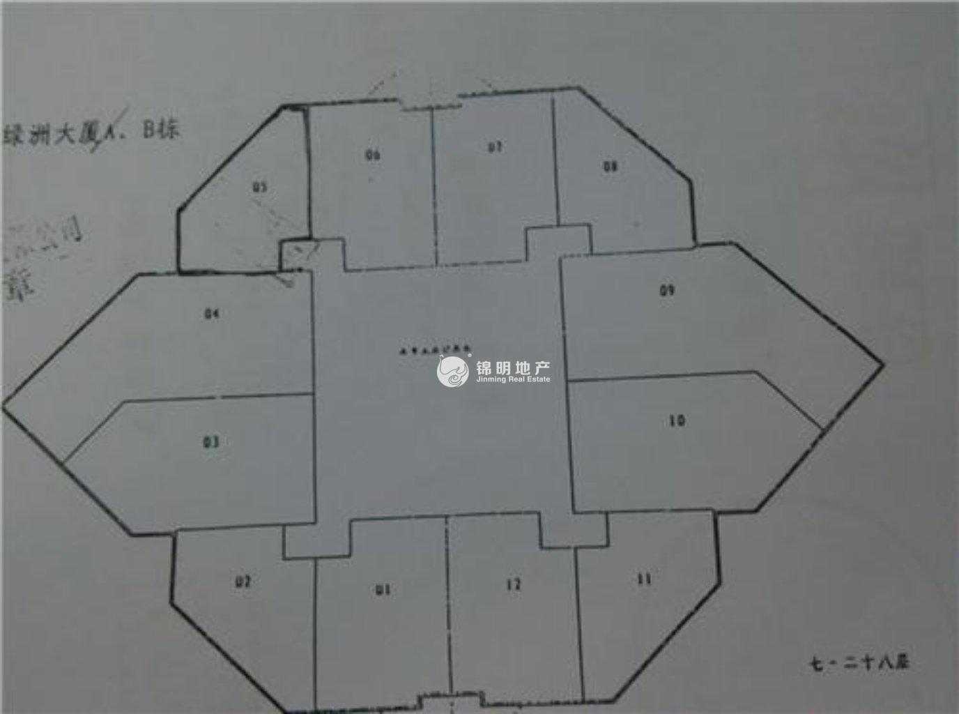 曹杨绿洲广场276平米写字楼出租