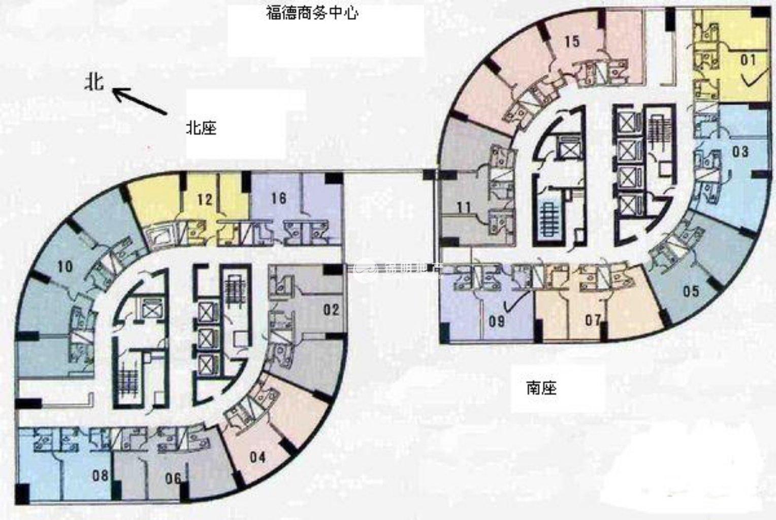 四川北路福德广场115平米写字楼出租