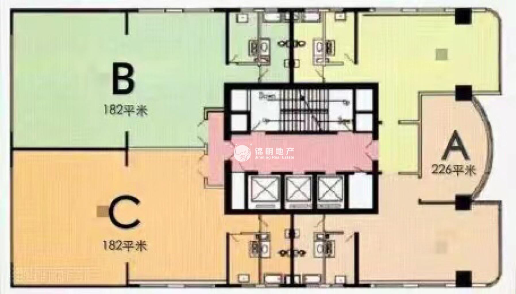 中山公园亨通国际大厦230平米写字楼出租