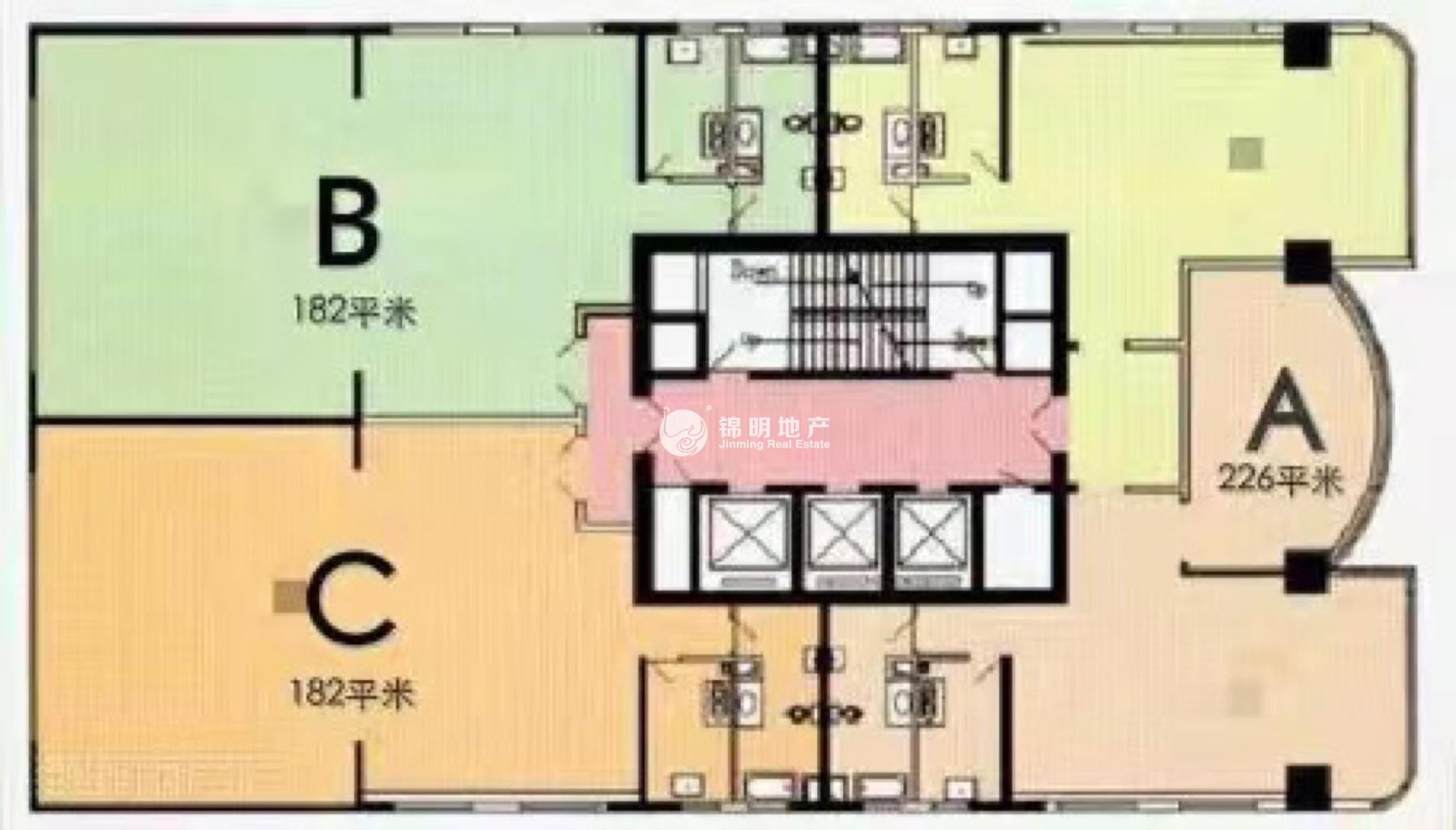 中山公园亨通国际大厦230平米写字楼出租