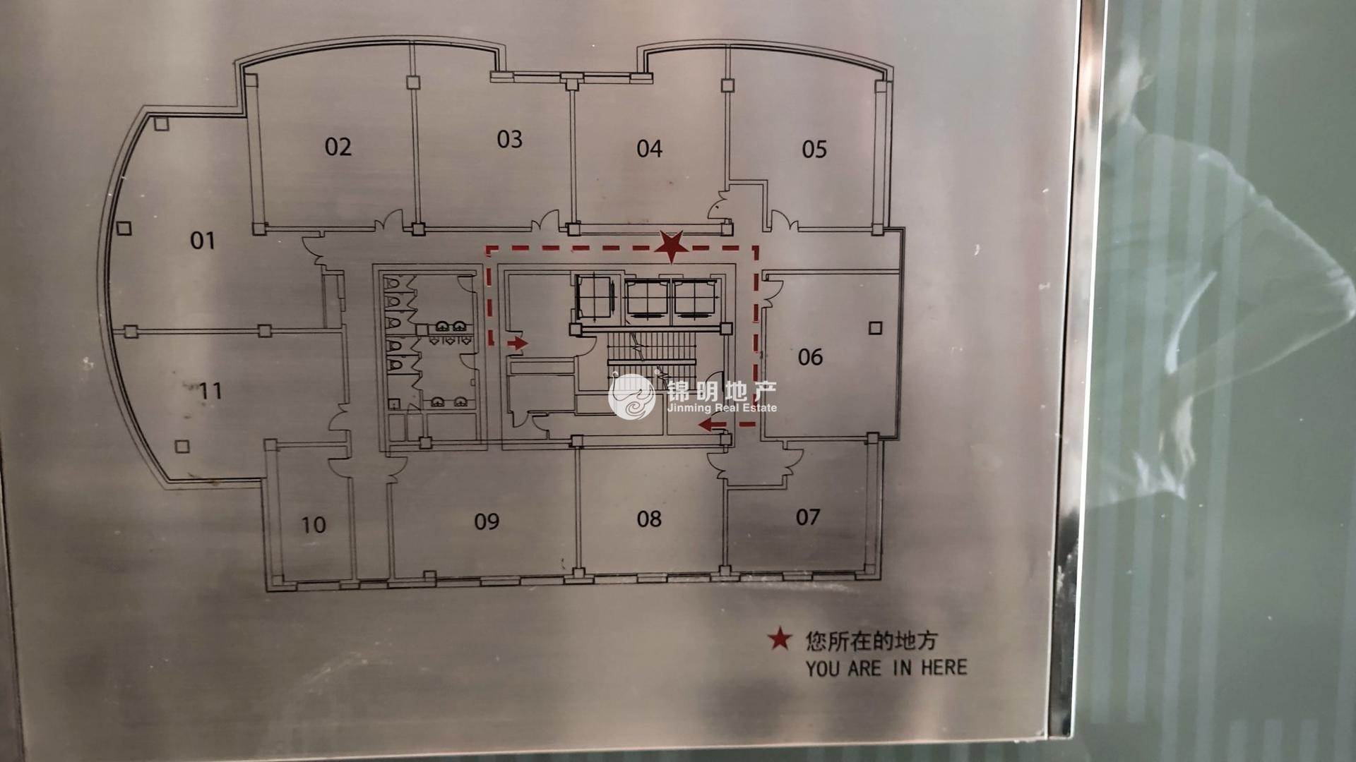 中山公园舜元企业发展大厦74平米写字楼出租