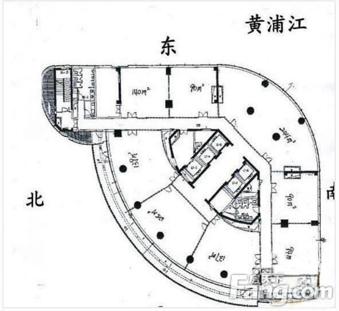四川北路海泰国际大厦90平米写字楼出租