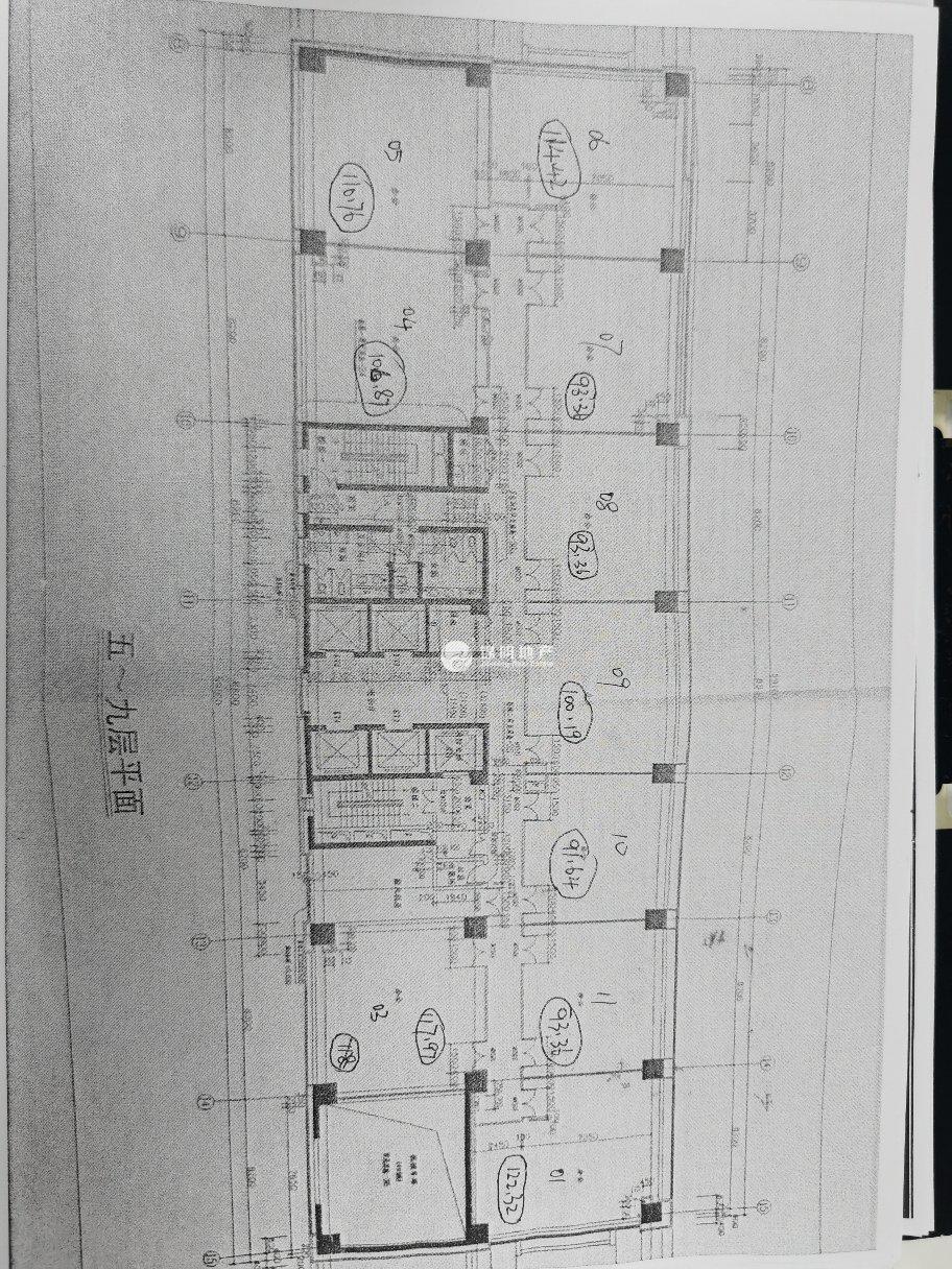 长寿路宝华大厦430平米写字楼出租