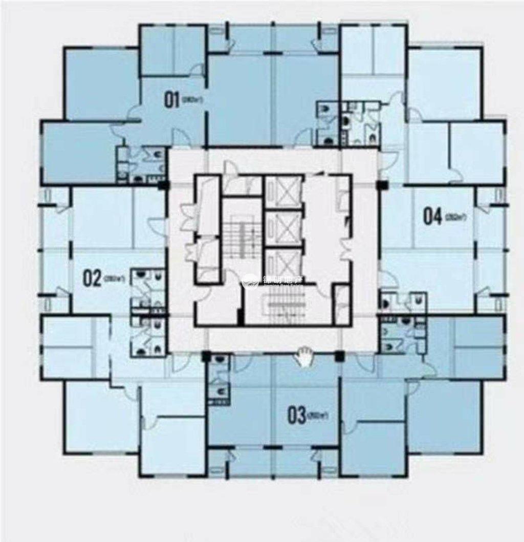 中山公园华宁国际广场120平米写字楼出租
