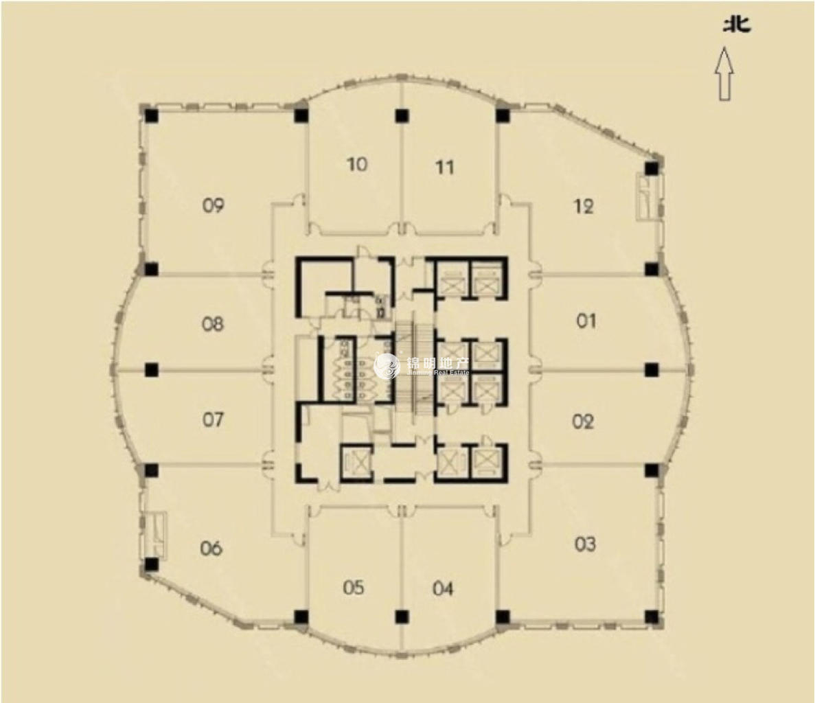 万体馆光启城248平米写字楼出租