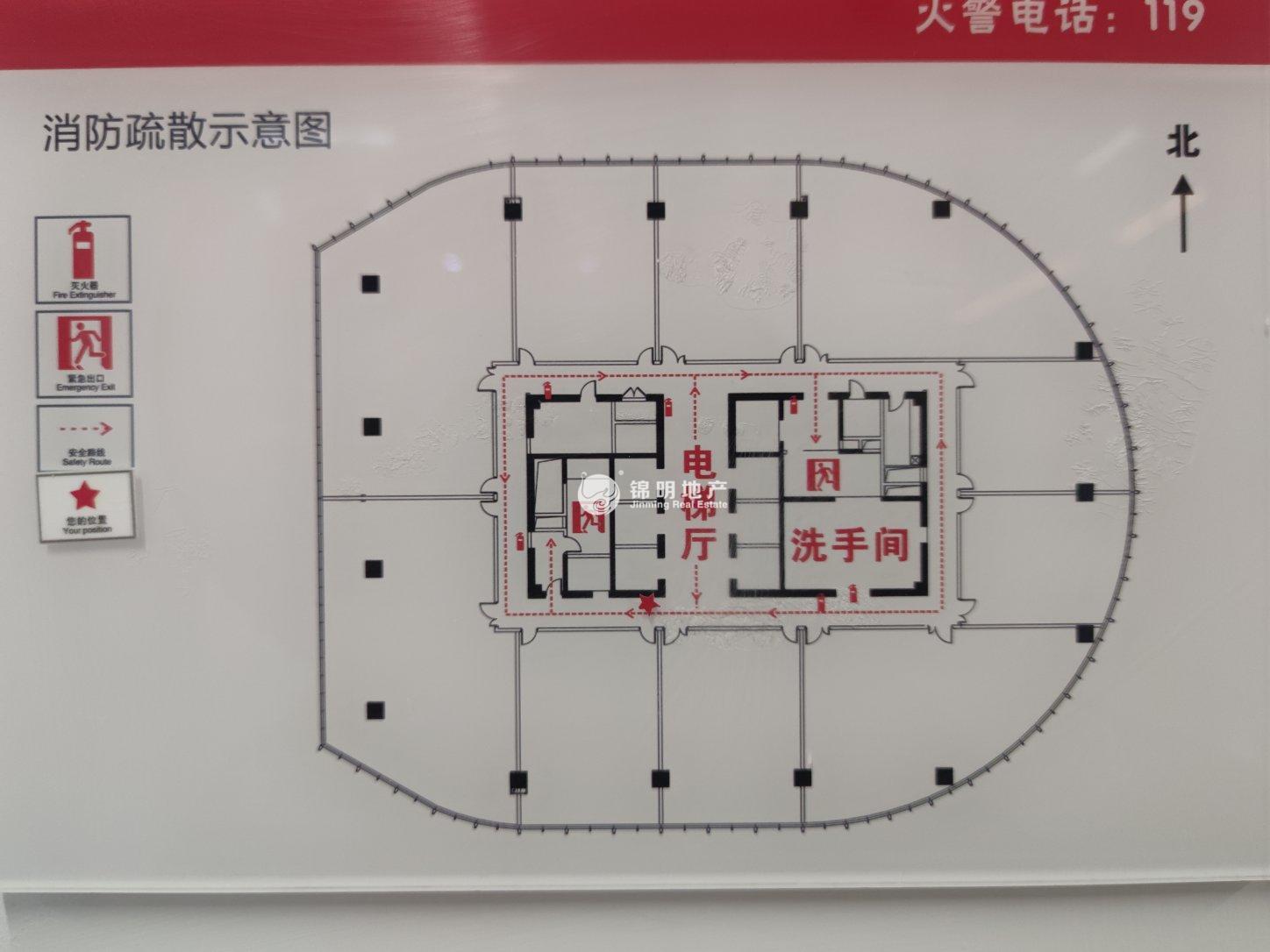 东外滩滨江国际广场148平米写字楼出租
