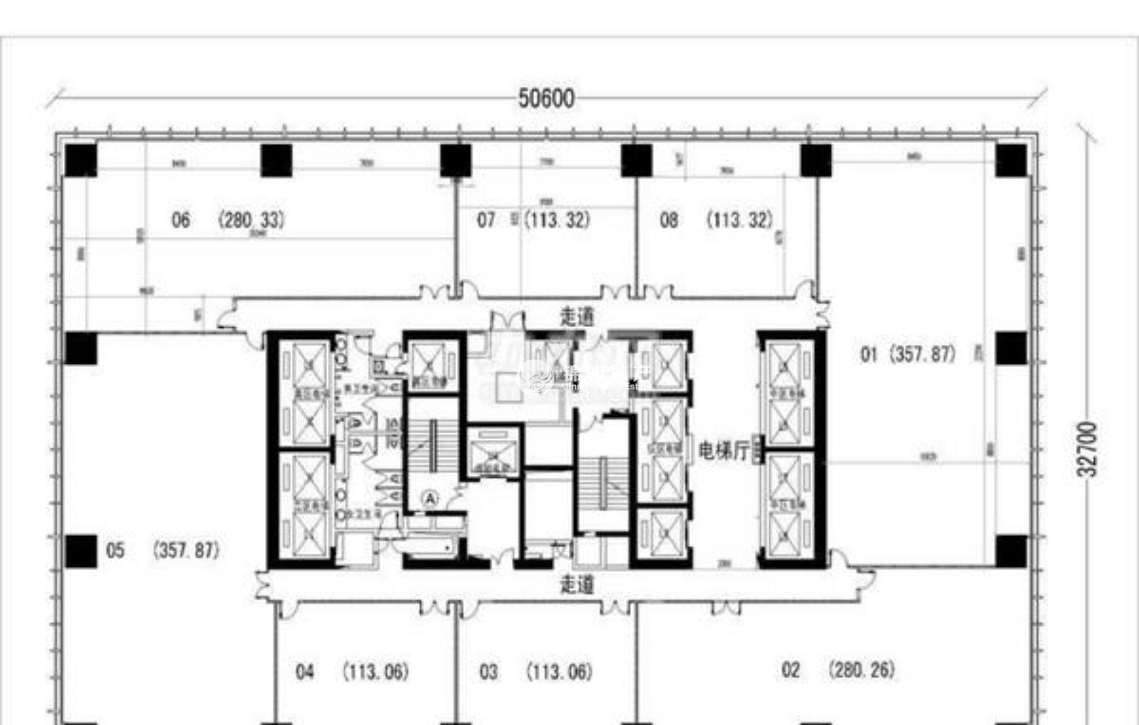 曹杨长城大厦230平米写字楼出租